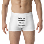 Load image into Gallery viewer, &#39;I GIVE MY CONSENT&#39; BOXER BRIEFS
